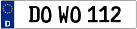Truck License Plate